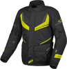 Macna Rancher,  textile jacket waterproof,  color: Black/Neon-Yellow,  size: XL