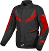 Macna Rancher,  textile jacket waterproof,  color: Black/Red,  size: XS