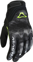 Macna Recon,  gloves,  color: Black/Grey/Neon-Yellow,  size: L