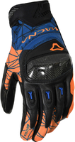 Macna Rocco,  gloves,  color: Orange/Blue/Black,  size: 3XL