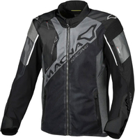 Macna Sigil,  textile jacket,  color: Black/Grey,  size: 3XL