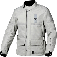 Macna Signal,  textile jacket waterproof,  color: Light Grey,  size: XL