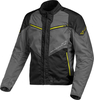 Macna Solute,  textile jacket waterproof,  color: Black/Grey/Neon-Yellow,  size: 3XL