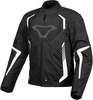 Macna Tazar,  textile jacket waterproof,  color: Black/White,  size: XS