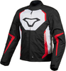 Macna Tazar,  textile jacket waterproof,  color: Black/White/Red,  size: XS