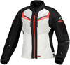 Macna Tondo,  textile jacket women,  color: Light Grey/Black/Red,  size: XXL