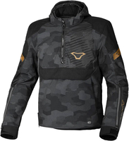 Macna Traffiq Camo,  Windbreaker waterproof,  color: Black/Grey,  size: XXL