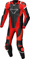 Macna Tronniq,  leather suit 1pcs. perforated,  color: Black/Red/White,  size: 48