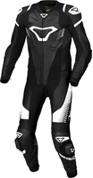 Macna Tronniq,  leather suit 1pcs. perforated,  color: Black/White,  size: 58