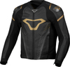 Macna Tronniq,  leather/textile jacket,  color: Black/Gold,  size: 46