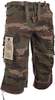 Mil-Tec Air Combat Prewash,  cargo shorts,  color: Woodland,  size: S
