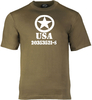Mil-Tec Allied-Star,  t-shirt,  color: Olive,  size: L