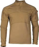 Mil-Tec Assault Field,  functional shirt longsleeve,  color: Light Brown (Coyote),  size: M