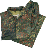 Mil-Tec Weather Protect,  rain suit,  color: Camo (Flecktarn),  size: M