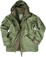 Mil-Tec Wet Protection,  textile jacket,  color: Olive,  size: M