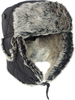 Mil-Tec Winter,  fur cap,  color: Black,  size: XL