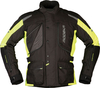 Modeka Aeris,  textile jacket,  color: Black/Neon-Yellow,  size: 10XL