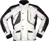 Modeka Aeris,  textile jacket,  color: Light Grey/Black,  size: 10XL