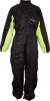 Modeka Black Rain,  Rain suit 1pcs.,  color: Black/Neon-Yellow,  size: S