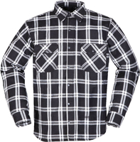 Modeka Colden,  textile jacket/shirt,  color: Black/White,  size: S