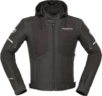 Modeka Jakson 2in1,  textile jacket waterproof,  color: Black,  size: 4XL