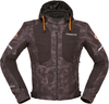 Modeka Jakson Camo 2in1,  textile jacket waterproof,  color: Black/Dark Grey,  size: 4XL