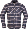 Modeka Nooner,  jacket/shirt,  color: Blue/Light Grey,  size: XXL