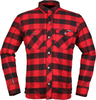 Modeka Nooner,  jacket/shirt,  color: Red/Black,  size: XXL