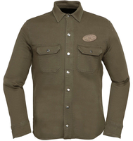 Modeka Oliwer,  jacket/shirt,  color: Dark Green,  size: XL