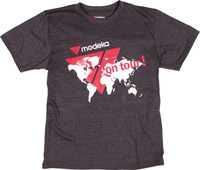 Modeka On Tour,  t-shirt,  color: Black,  size: 4XL