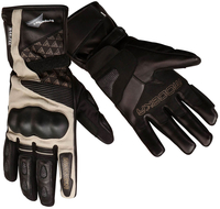 Modeka Panamericana,  gloves waterproof women,  color: Black/Beige,  size: XS