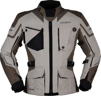 Modeka Panamericana II,  textile jacket waterproof,  color: Beige/Brown,  size: XXL