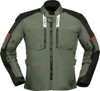 Modeka Raegis,  textile jacket waterproof,  color: Grey/Black,  size: XXL