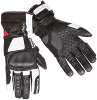 Modeka Tacoma,  gloves,  color: Black/Light Grey,  size: 8