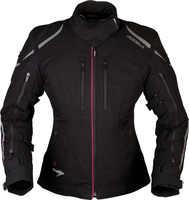 Modeka Takuya,  textile jacket waterproof women,  color: Black,  size: 54