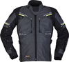 Modeka Taran Flash,  textile jacket waterproof,  color: Black/Dark Grey/Neon-Yellow,  size: XL