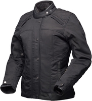 Modeka Thiago,  textile jacket waterproof women,  color: Black,  size: 34