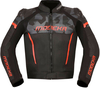 Modeka Valyant,  leather jacket,  color: Black/Grey/Red,  size: 50