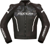 Modeka Valyant,  leather jacket,  color: Black/Grey/White,  size: 56