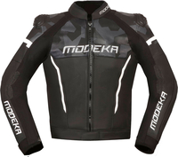 Modeka Valyant,  leather jacket,  color: Black/Grey/White,  size: 56