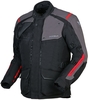 Modeka Varus,  textile jacket waterproof,  color: Black/Dark Grey,  size: XL
