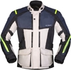 Modeka Varus,  textile jacket waterproof,  color: Light Grey/Blue,  size: XL