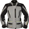 Modeka Viper LT,  textile jacket women,  color: Grey/Black,  size: 34