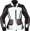 Modeka Viper LT,  textile jacket women,  color: Light Grey/Dark Grey/Black,  size: 38