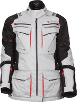 Modeka X-Renegade,  textile jacket women,  color: Light Grey/Black,  size: 68