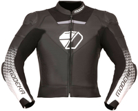 Modeka Yron,  leather jacket,  color: Black/White,  size: 50