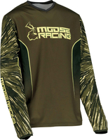 Moose Racing Agroid S22,  jersey youth,  color: Dark Green/Black,  size: M