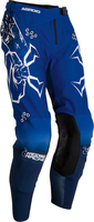 Moose Racing Agroid S22,  textile pants,  color: White/Blue,  size: 28