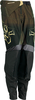 Moose Racing Agroid S22,  textile pants youth,  color: Dark Green/Black,  size: 26