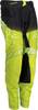 Moose Racing Agroid S22,  textile pants youth,  color: Neon-Green/Black,  size: 24